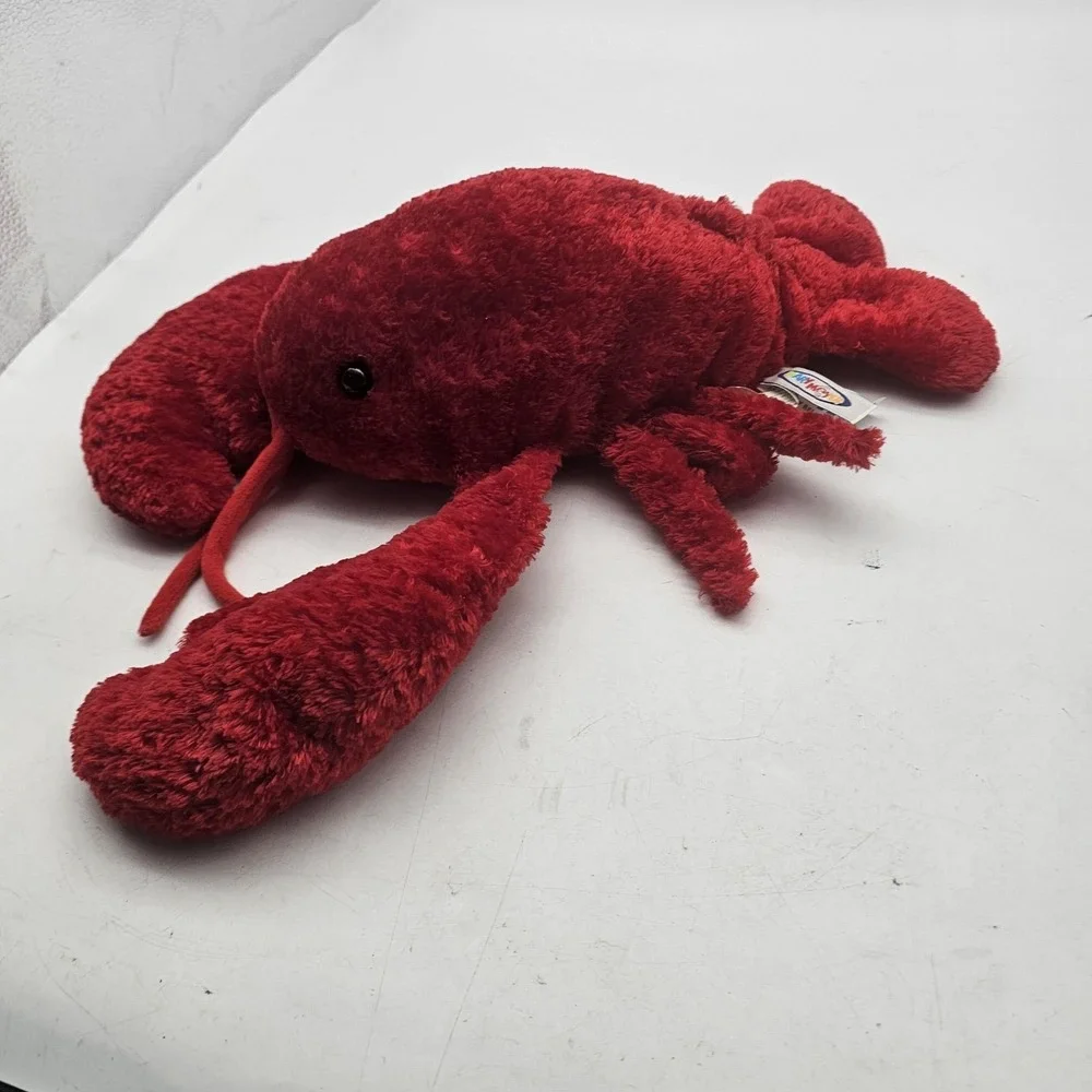 Mary Meyer Flip Flops Lobster Plush Stuffed Animal Toy Small Red Washable Cute
